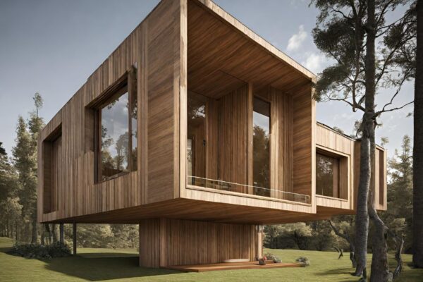 Maison à ossature bois : L’élégance naturelle et durable de l’architecture boisée