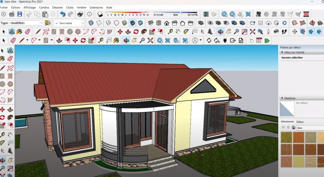 plan de façade