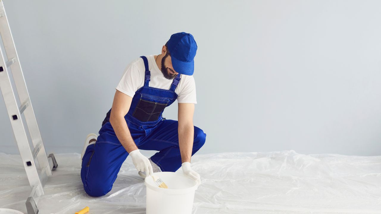 peindre en toute sécurité une façade sans échafaudage